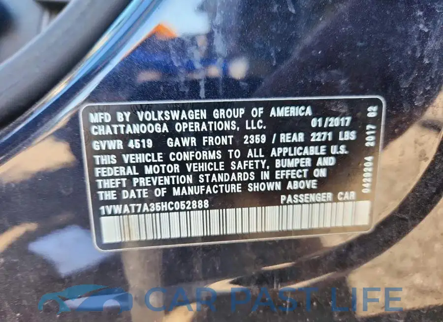 1VWAT7A35HC052888# 13