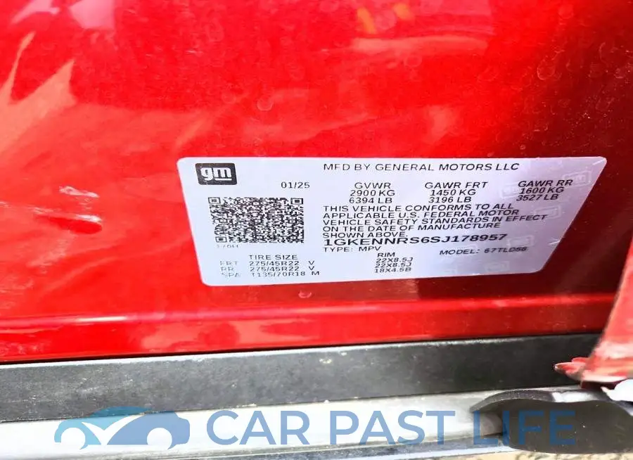 1GKENNRS6SJ178957# 13
