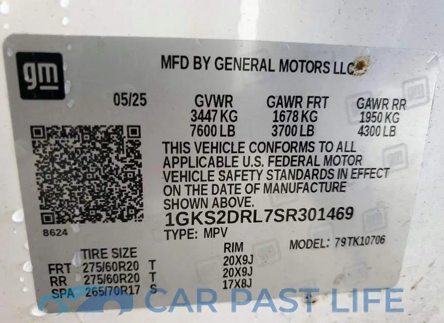 1GKS2DRL7SR301469# 14