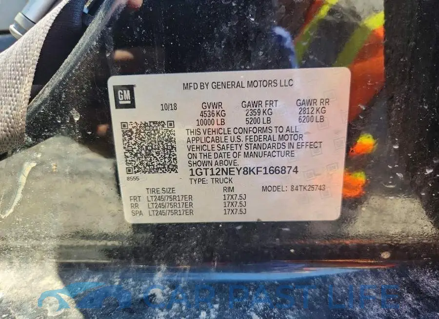 1GT12NEY8KF166874# 12