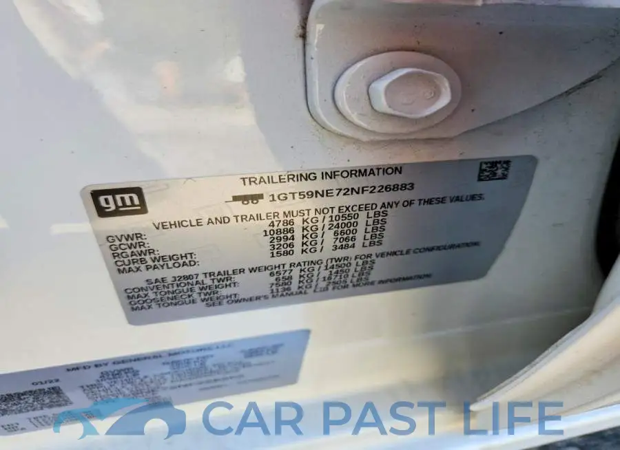 1GT59NE72NF226883# 12