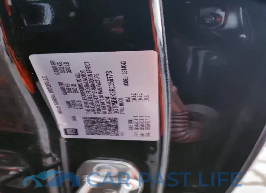 1GTP5BEK3R1156773# 12