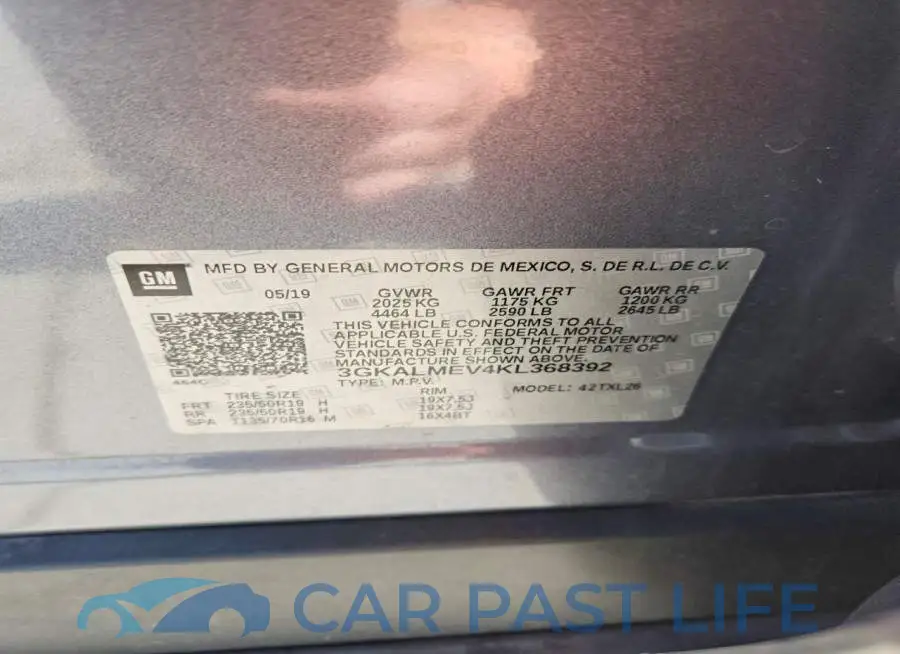 3GKALMEV4KL368392# 13