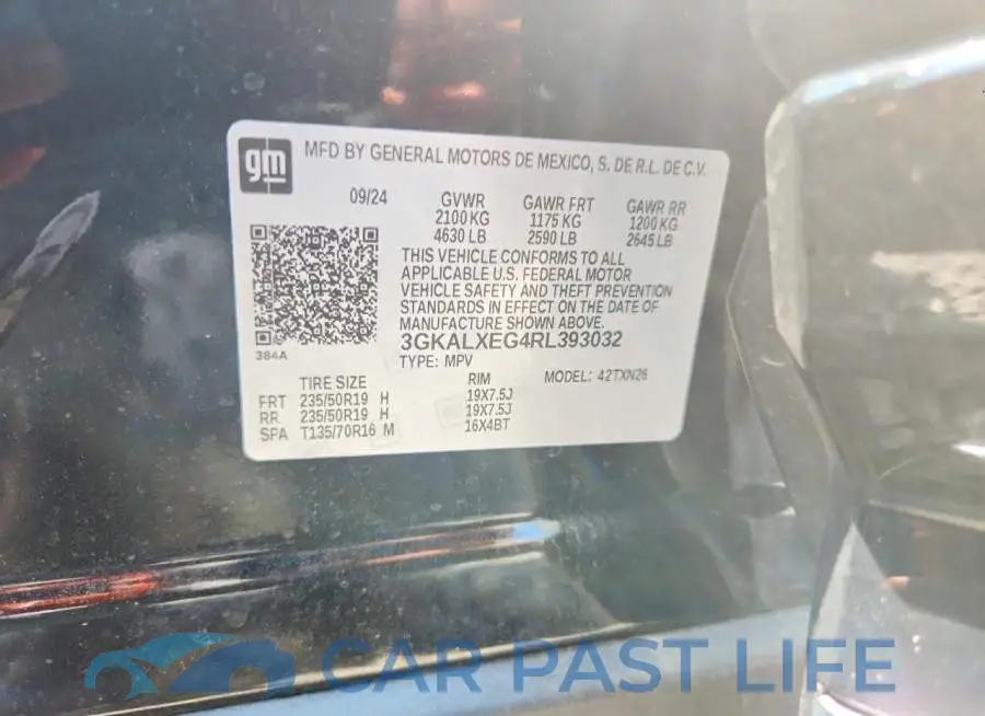 3GKALXEG4RL393032# 12