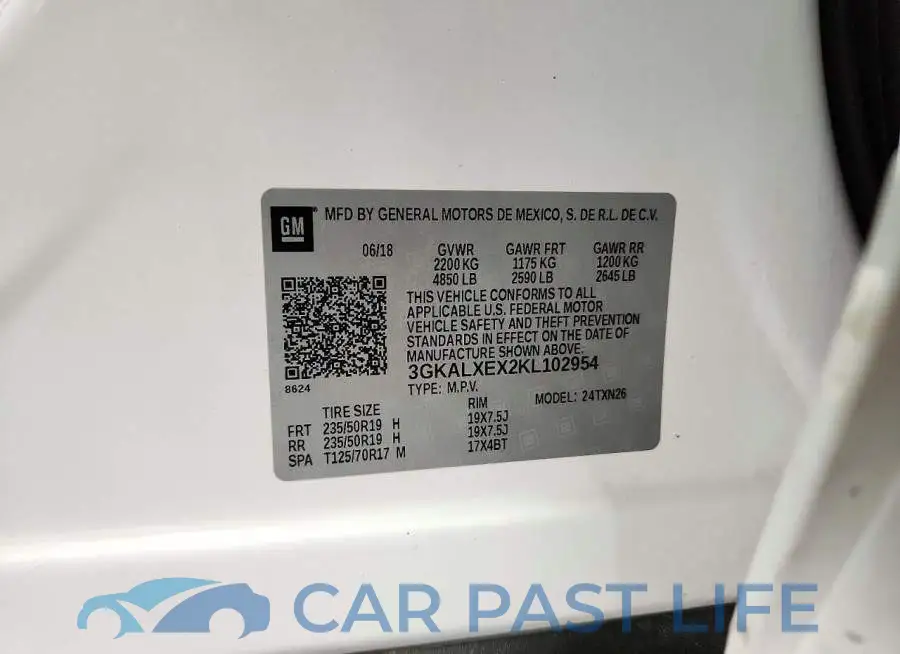 3GKALXEX2KL102954# 13