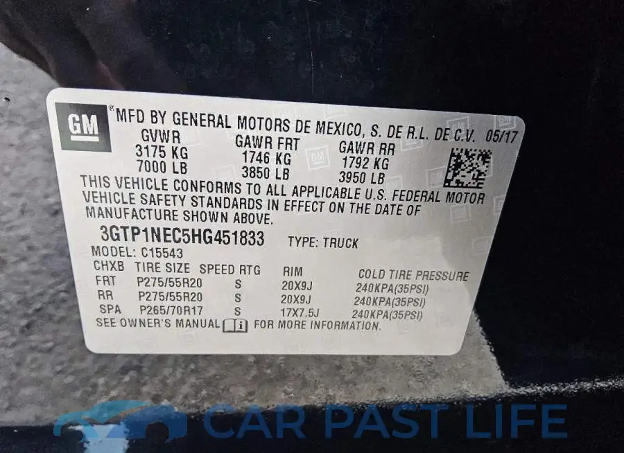 3GTP1NEC5HG451833# 13
