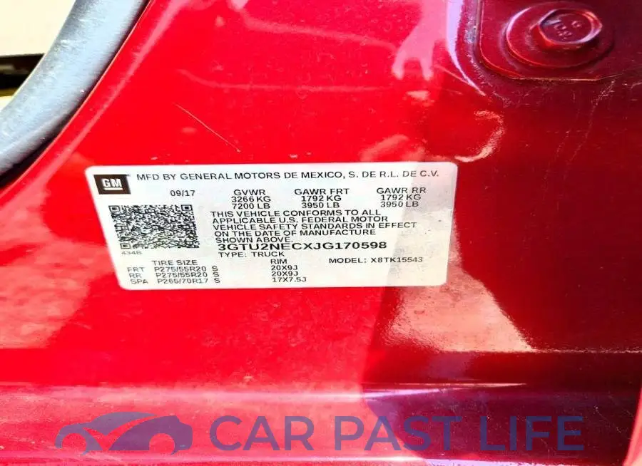 3GTU2NECXJG170598# 12