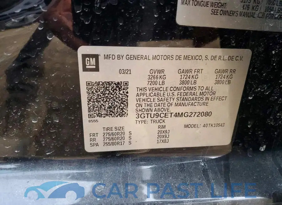 3GTU9CET4MG272080# 12