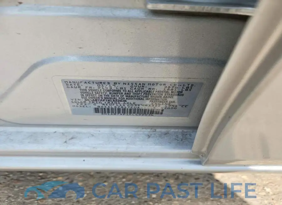 3N1AB7AP1KL622036# 12