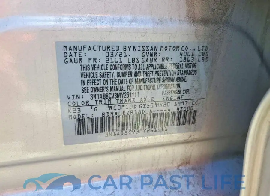 3N1AB8CV3MY261111# 12