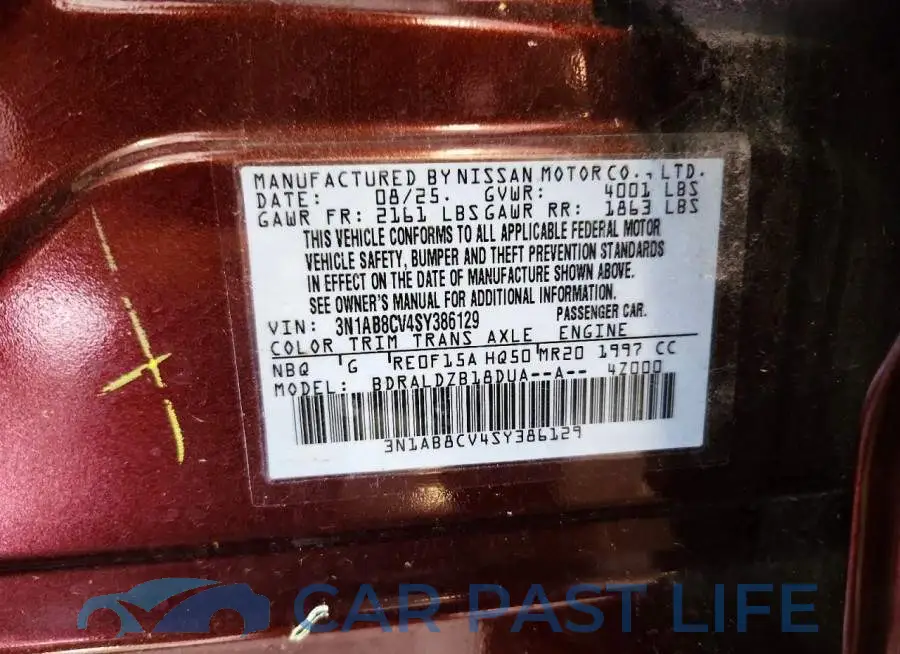 3N1AB8CV4SY386129# 13