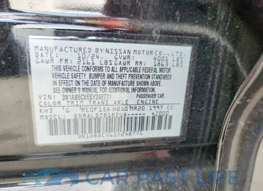 3N1AB8CV6SY248771# 13