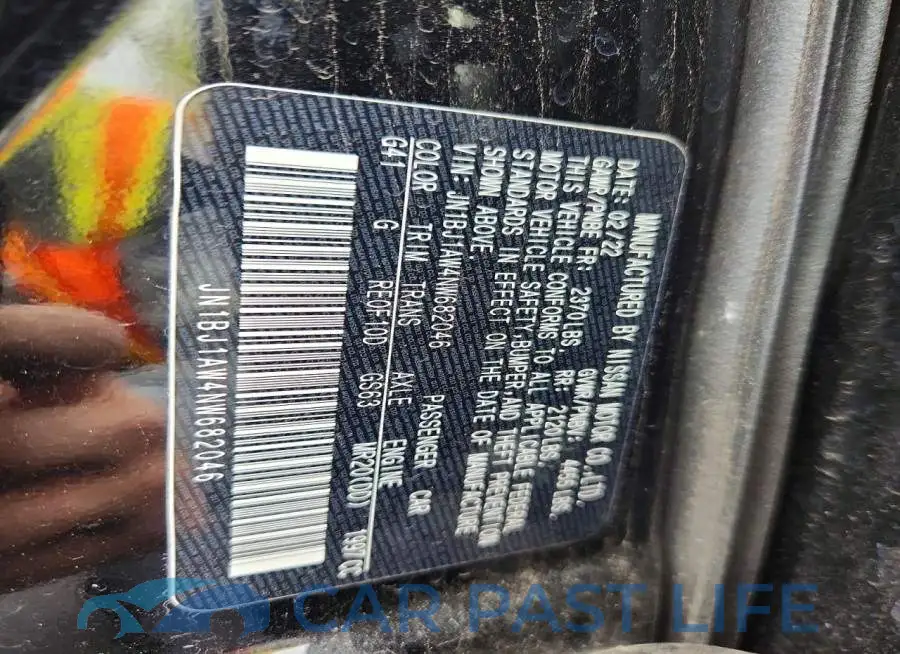 JN1BJ1AW4NW682046# 13