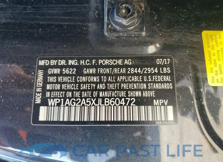 WP1AG2A5XJLB60472# 13
