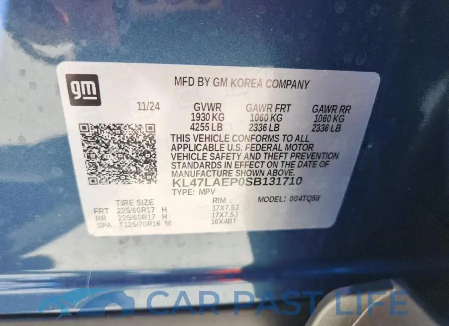 KL47LAEP0SB131710# 14