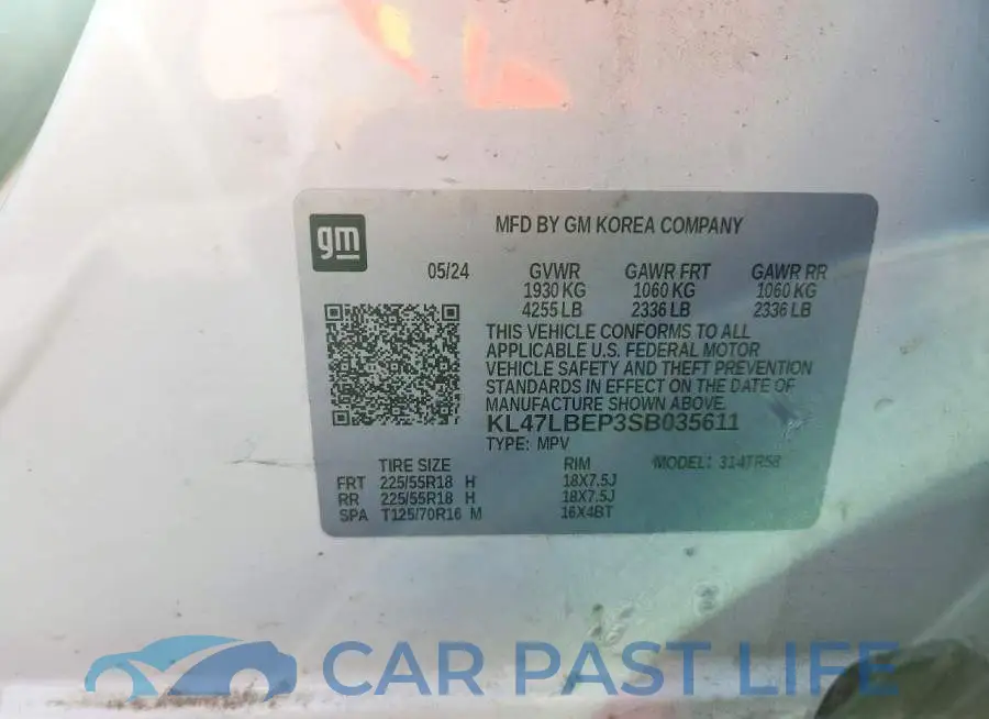 KL47LBEP3SB035611# 12