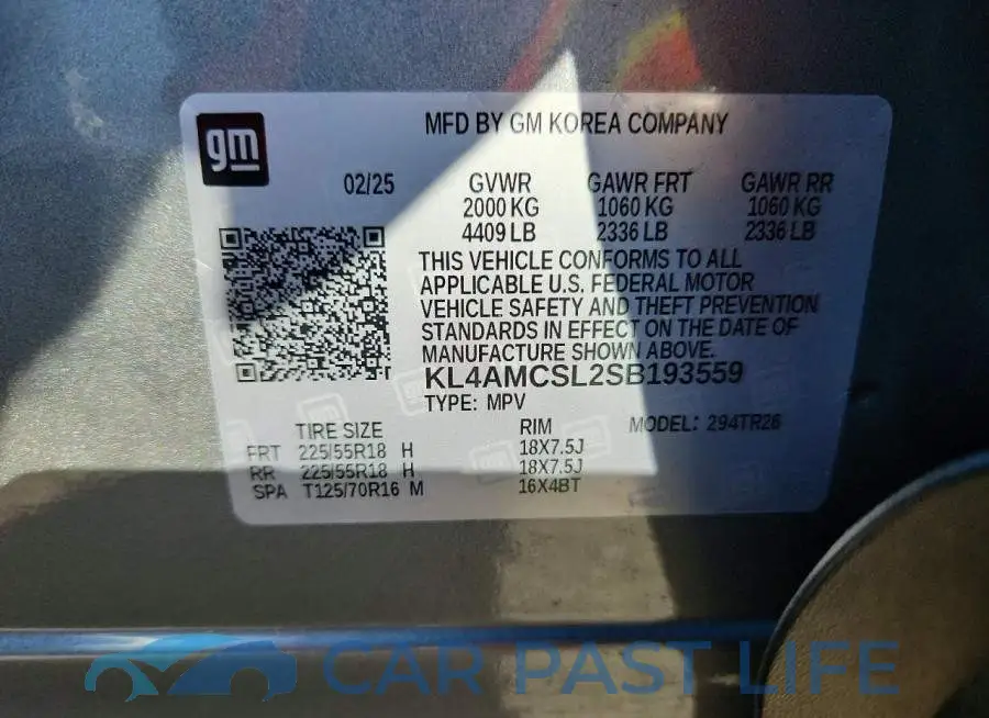 KL4AMCSL2SB193559# 13