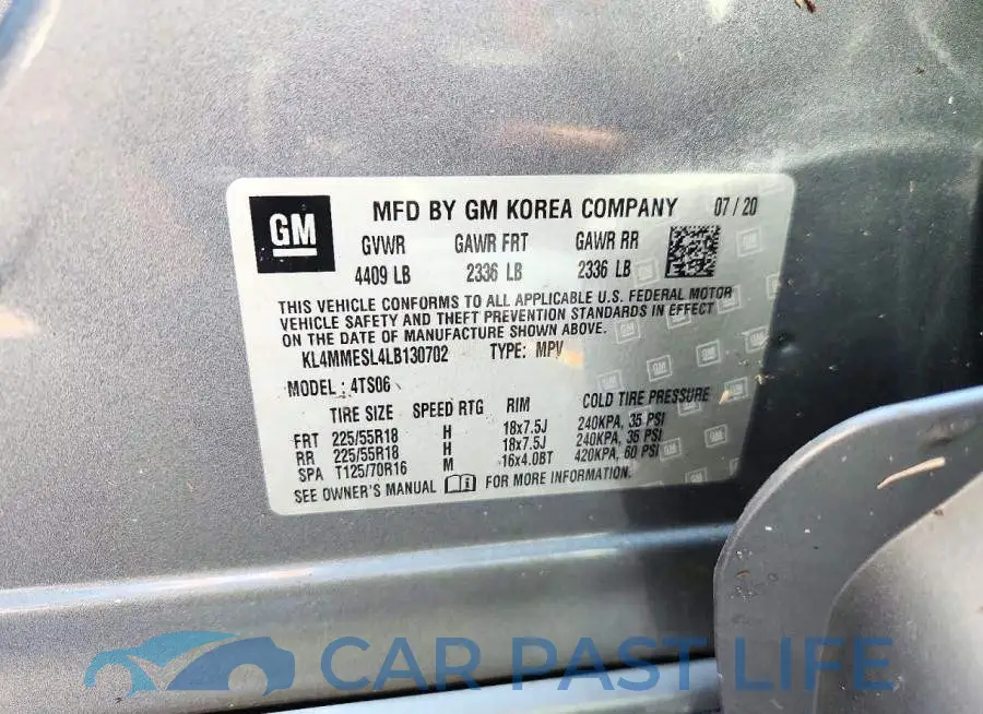 KL4MMESL4LB130702# 14