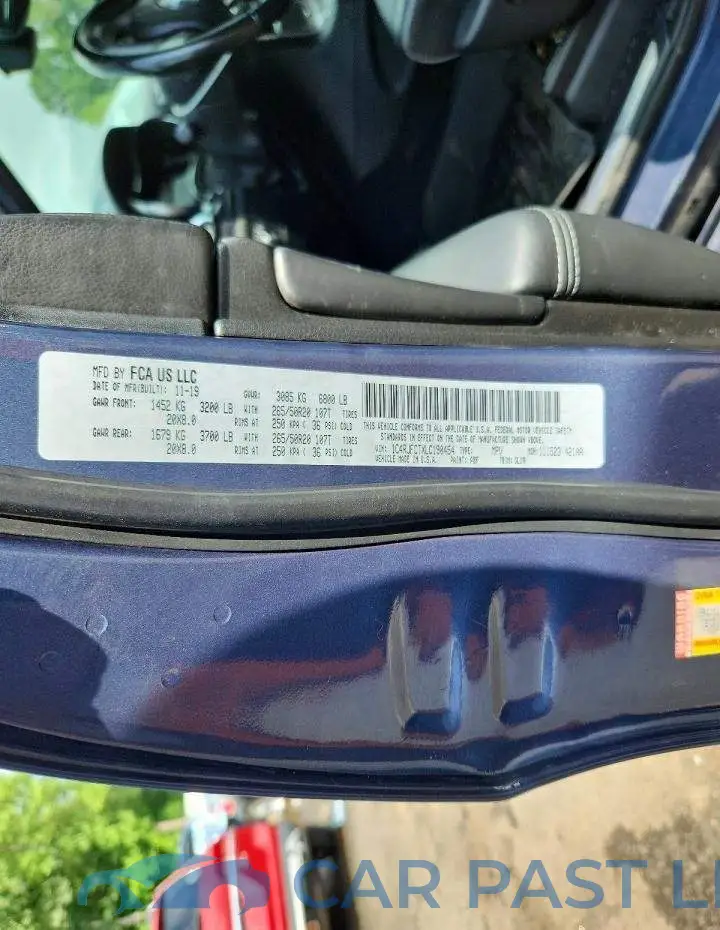 1C4RJFCTXLC190454# 13