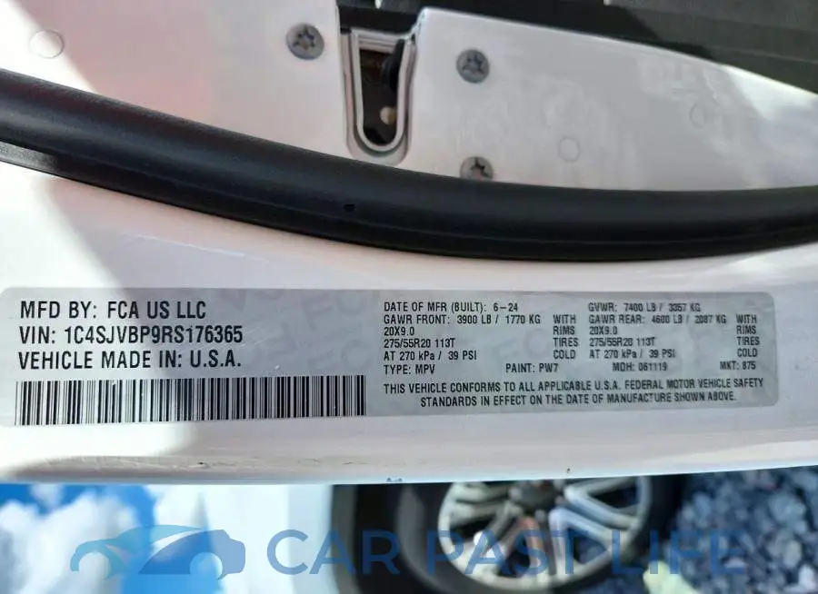 1C4SJVBP9RS176365# 14