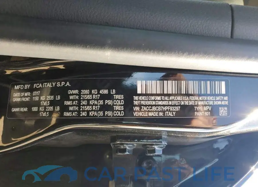 ZACCJBCB7HPF93297# 13