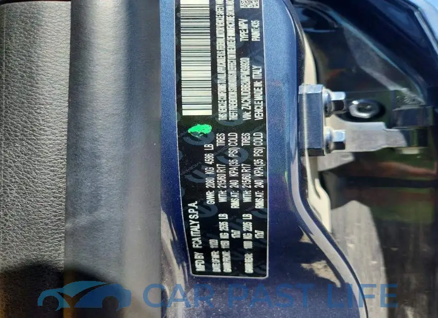 ZACNJDBB2MPM39920# 12