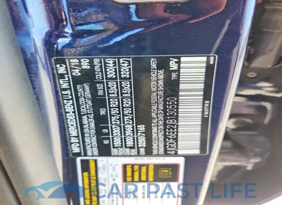 4JGDF6EE2JB130550# 12