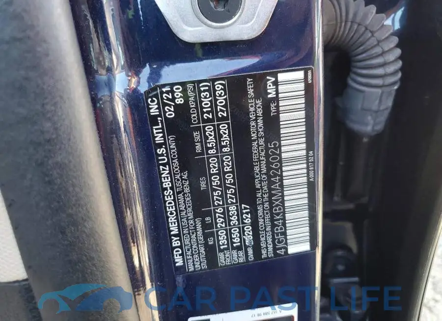 4JGFB4KBXMA426025# 14