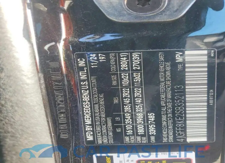 4JGFF8KE2SB352113# 14