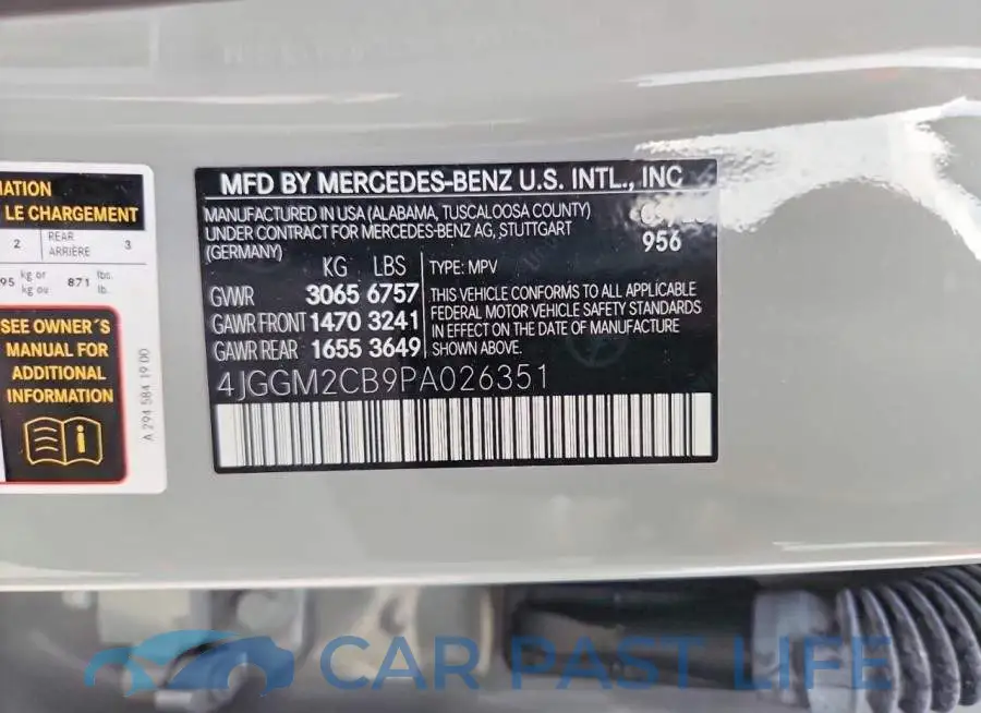 4JGGM2CB9PA026351# 13