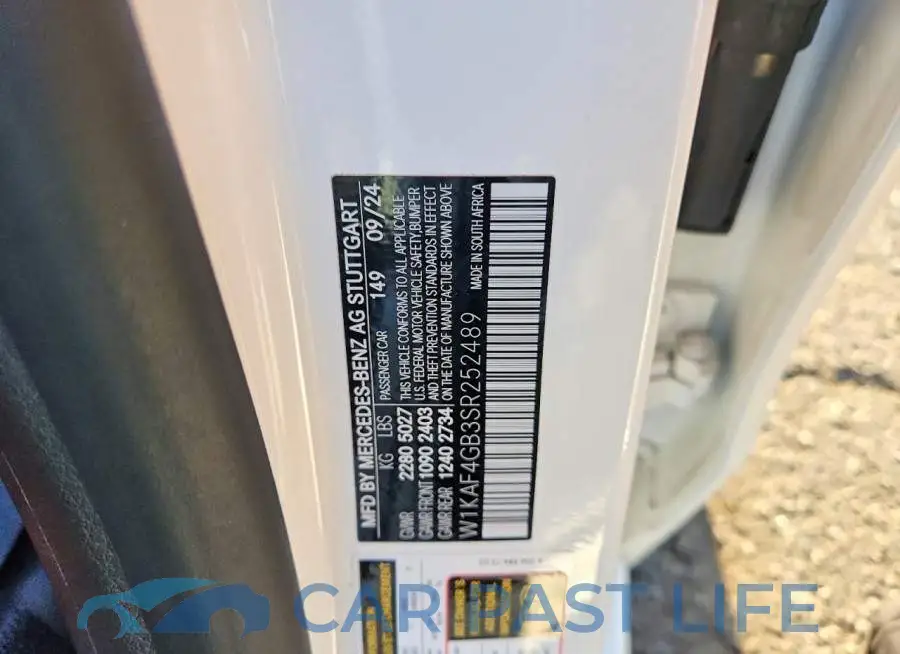 W1KAF4GB3SR252489# 12