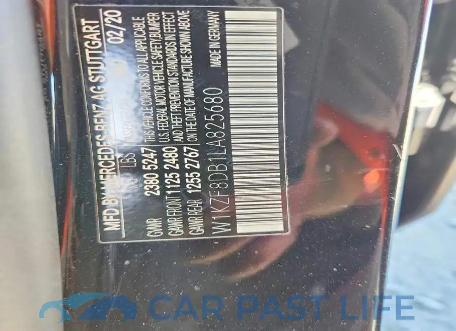 W1KZF8DB1LA825680# 12