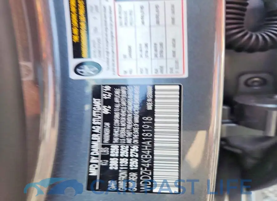 WDDZF4KB4HA181918# 12