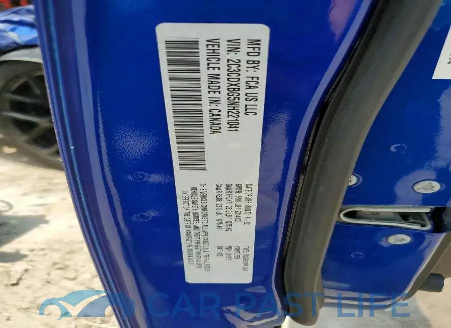 2C3CDXBG5NH221041# 12