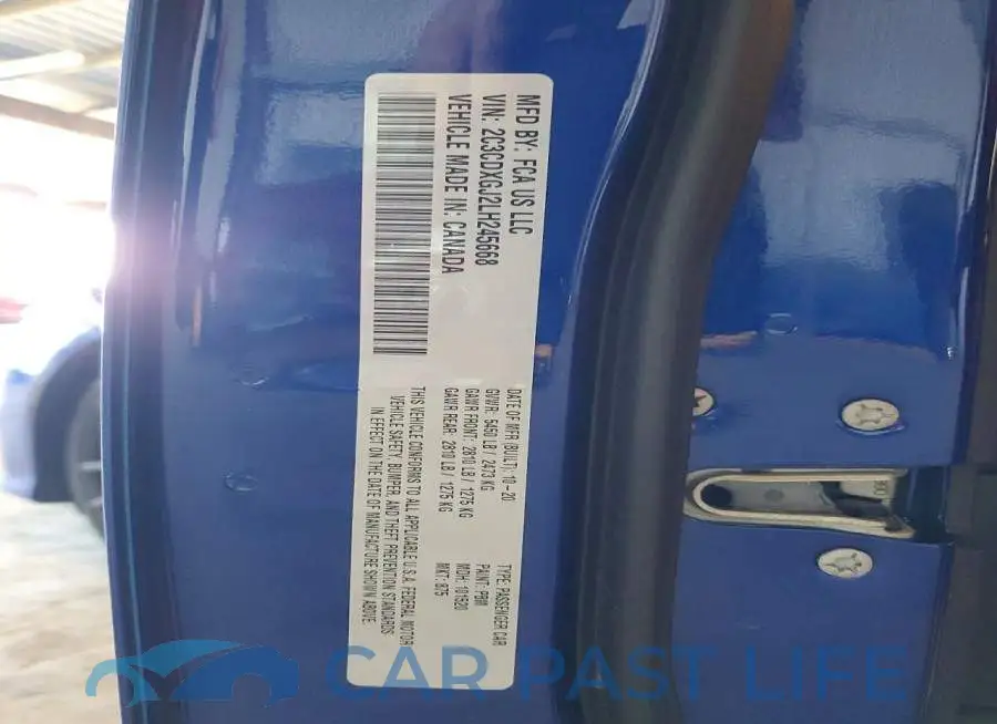 2C3CDXGJ2LH245668# 12