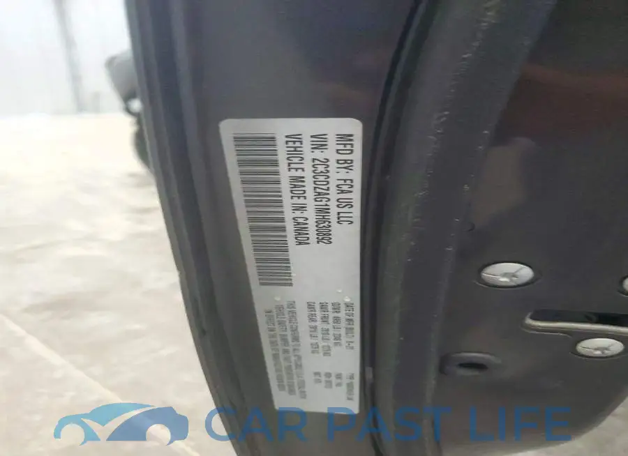 2C3CDZAG1MH630892# 12