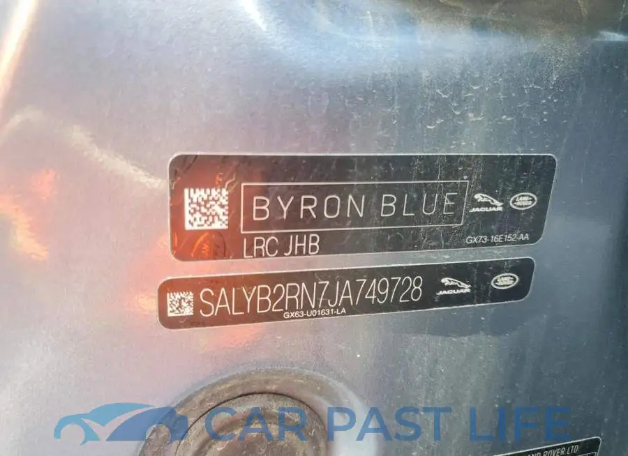 SALYB2RN7JA749728# 13