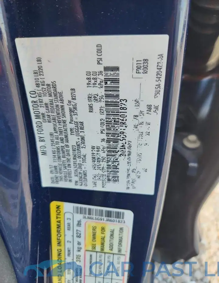 3LN6L5G91JR601823# 12