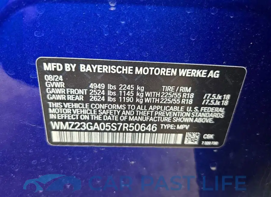 WMZ23GA05S7R50646# 12