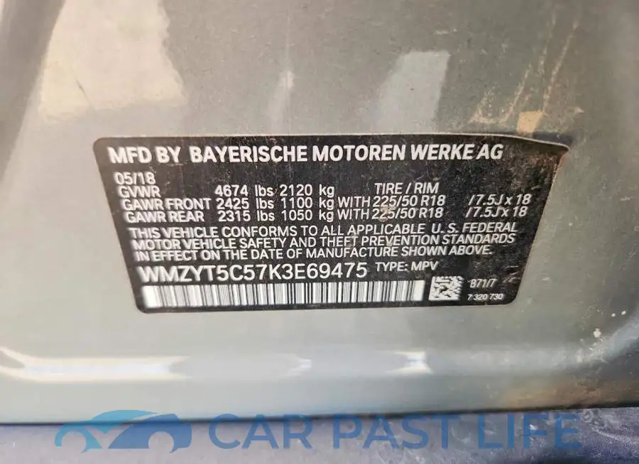 WMZYT5C57K3E69475# 13