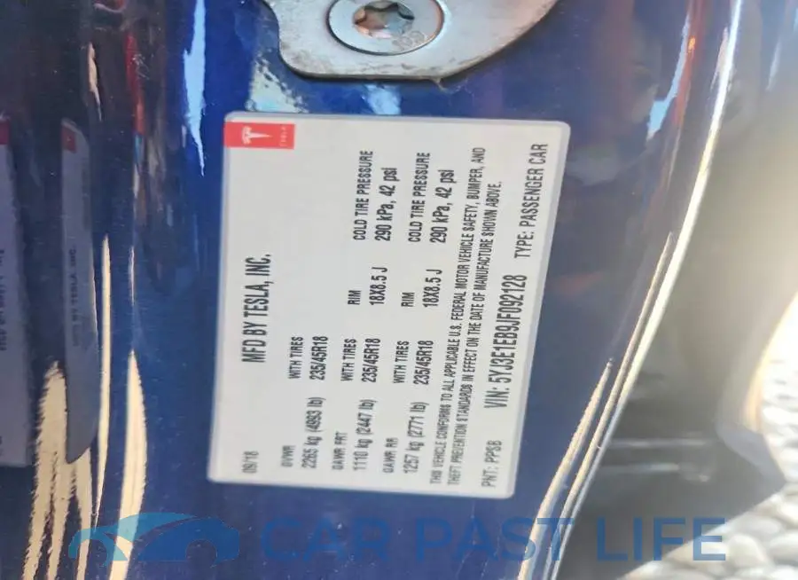 5YJ3E1EB9JF092128# 12