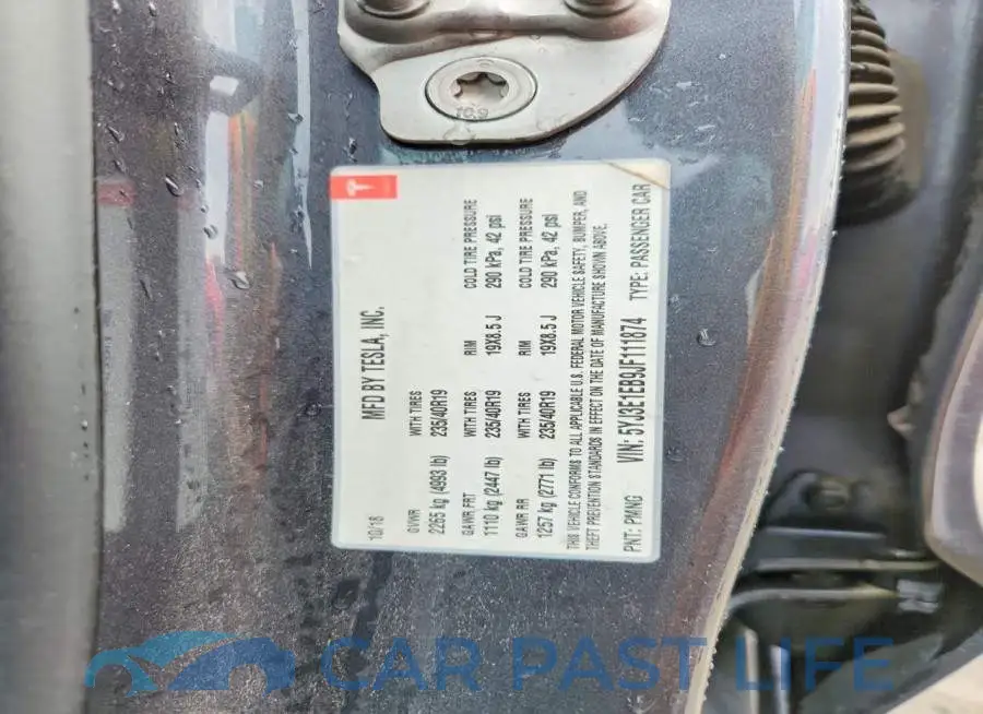 5YJ3E1EB9JF111874# 12