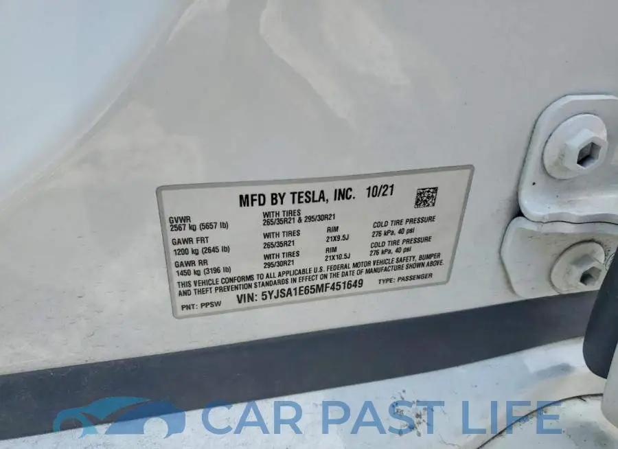 5YJSA1E65MF451649# 13