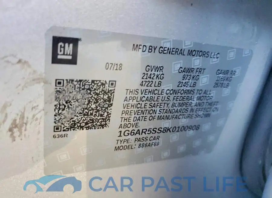 1G6AR5SS8K0100908# 12