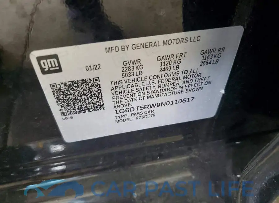 1G6DT5RW9N0110617# 12