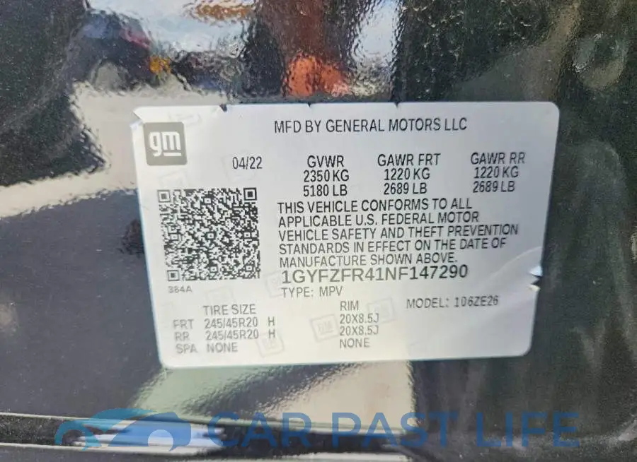 1GYFZFR41NF147290# 13