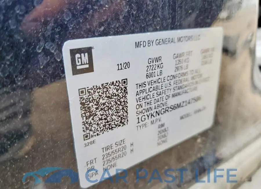 1GYKNGRS6MZ147586# 13