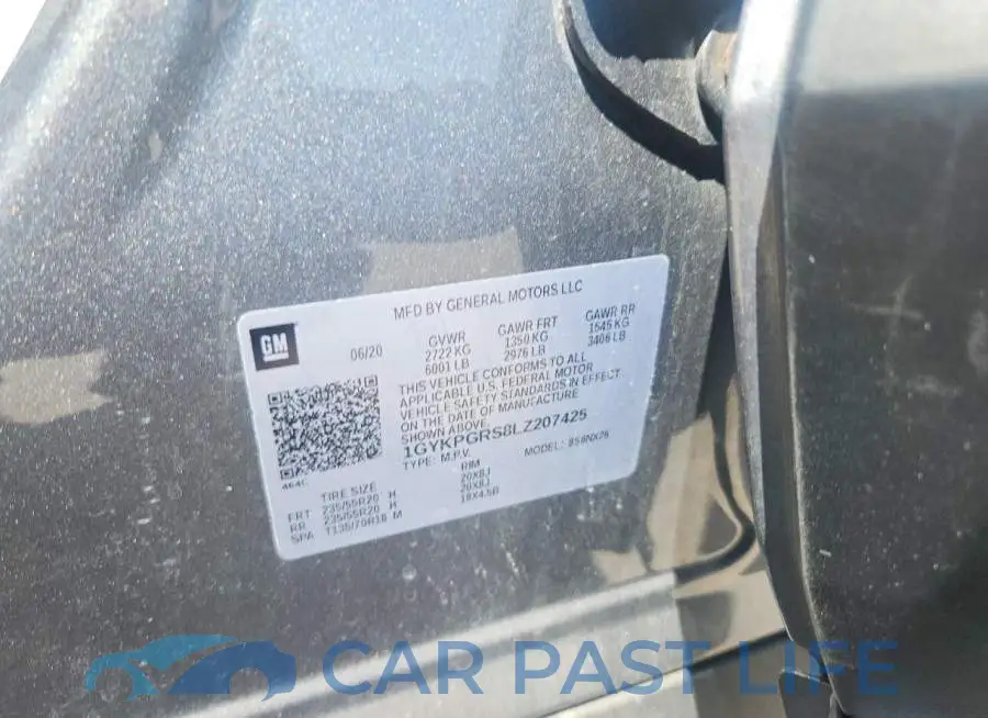 1GYKPGRS8LZ207425# 13