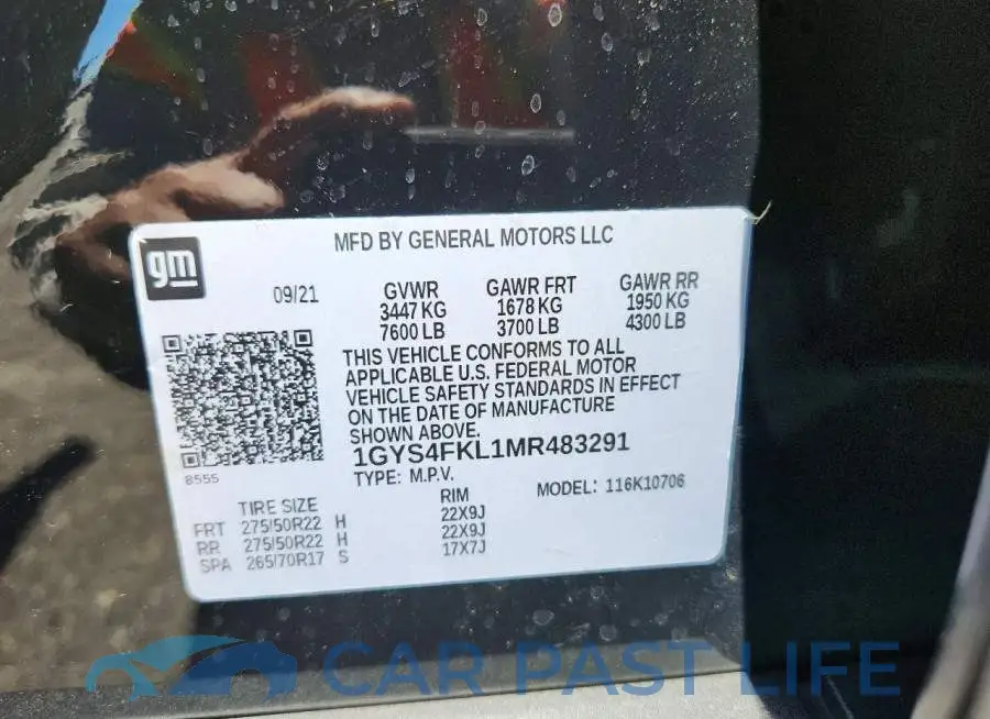 1GYS4FKL1MR483291# 13