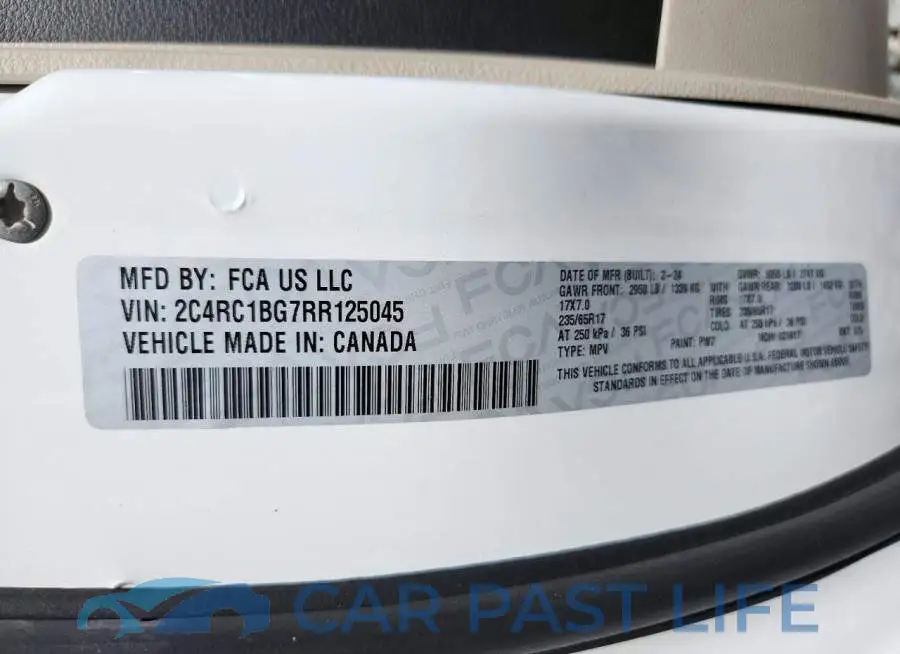 2C4RC1BG7RR125045# 14